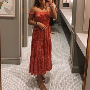 Off-Shoulder Maxi Dress
